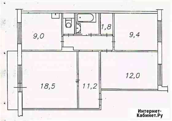 3-комнатная квартира, 64 м², 2/10 эт. на продажу в Перми Пермь