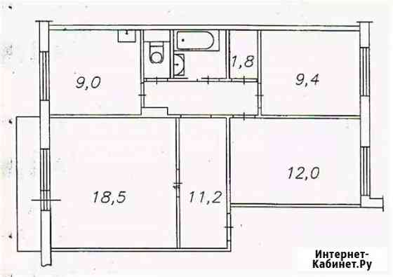 3-комнатная квартира, 64 м², 2/10 эт. на продажу в Перми Пермь