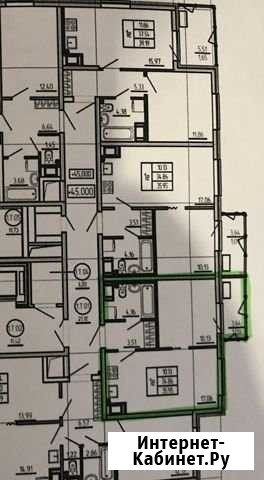 1-комнатная квартира, 36 м², 17/24 эт. на продажу в Санкт-Петербурге Санкт-Петербург - изображение 1