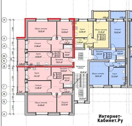 3-комнатная квартира, 81 м², 1/4 эт. на продажу в Тамбове Тамбов - изображение 1