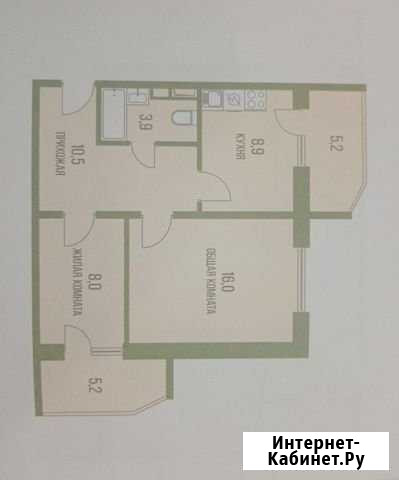 2-комнатная квартира, 57.7 м², 5/24 эт. на продажу в Сургуте Ханты-Мансийского АО Сургут - изображение 1