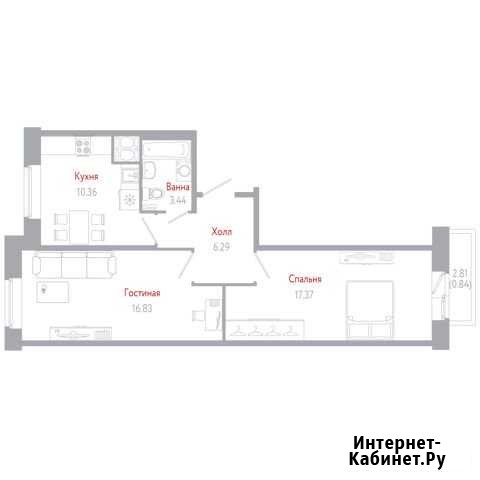 2-комнатная квартира, 55.1 м², 9/11 эт. на продажу в Санкт-Петербурге Санкт-Петербург - изображение 1