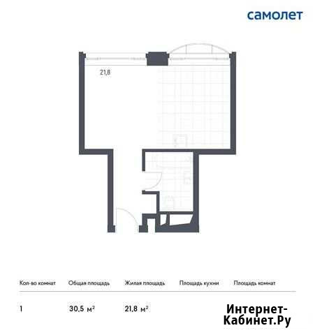 Квартира-студия, 30.5 м², 11/24 эт. на продажу в Москве Москва - изображение 1
