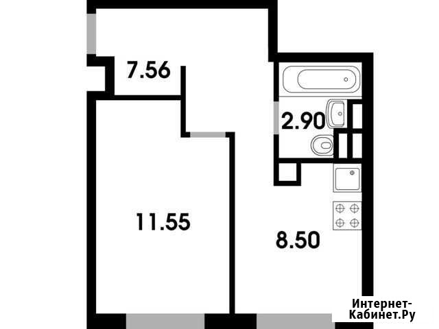 1-комнатная квартира, 29.8 м², 4/4 эт. на продажу в Лесном Городке Лесной Городок - изображение 1