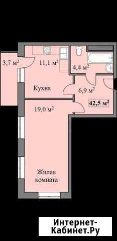 1-комнатная квартира, 43 м², 8/19 эт. на продажу в Тамбове Тамбов - изображение 1