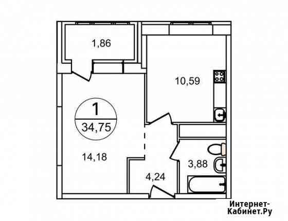 1-комнатная квартира, 34.8 м², 8/22 эт. на продажу в Балашихе Балашиха