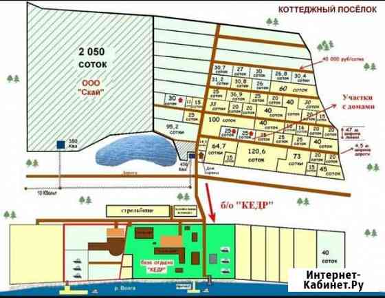 Участок СНТ, ДНП 40 сот. на продажу в Лысково Лысково