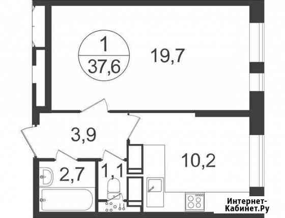 1-комнатная квартира, 37.6 м², 4/22 эт. на продажу в Балашихе Балашиха