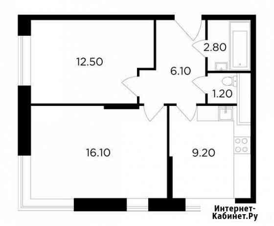 2-комнатная квартира, 47.9 м², 8/25 эт. на продажу в Одинцово Одинцово