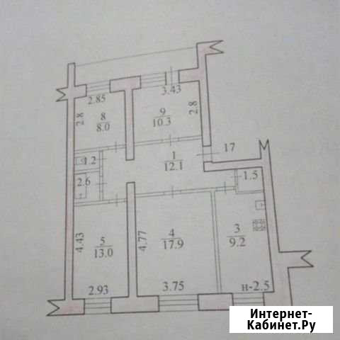 4-комнатная квартира, 76 м², 1/5 эт. на продажу в Теплоозёрске Теплоозёрск - изображение 1