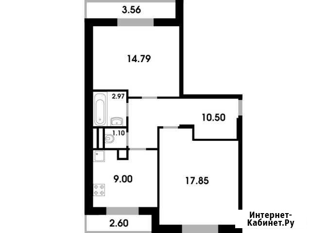 2-комнатная квартира, 59.1 м², 1/4 эт. на продажу в Лесном Городке Лесной Городок - изображение 1