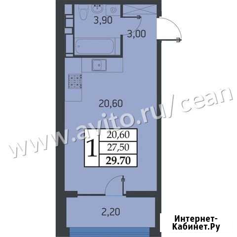 Квартира-студия, 29.7 м², 9/20 эт. на продажу в Новороссийске Новороссийск - изображение 1