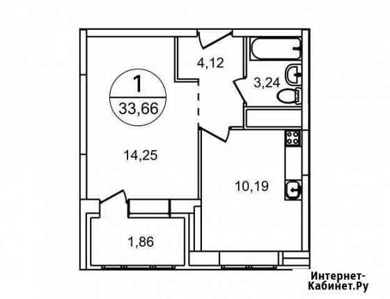 1-комнатная квартира, 33.7 м², 12/22 эт. на продажу в Балашихе Балашиха