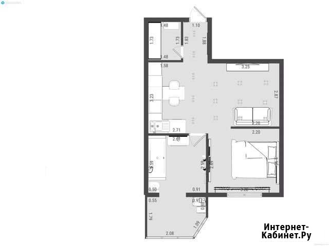 1-комнатная квартира, 44 м², 6/12 эт. на продажу в Астрахани Астрахань - изображение 1