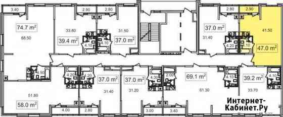 1-комнатная квартира, 47 м², 15/26 эт. на продажу в Москве Москва