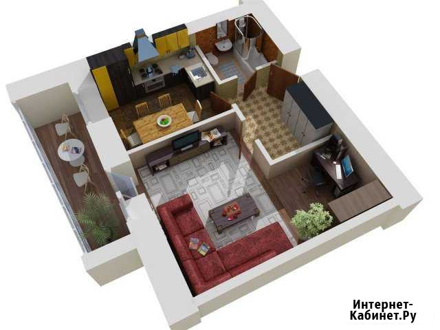 1-комнатная квартира, 37 м², 5/7 эт. на продажу в Подольске Подольск - изображение 1