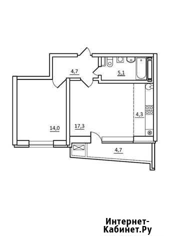 2-комнатная квартира, 47.9 м², 21/22 эт. на продажу в Ростове-на-Дону Ростов-на-Дону - изображение 1