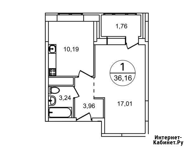 1-комнатная квартира, 36.2 м², 9/22 эт. на продажу в Балашихе Балашиха - изображение 1