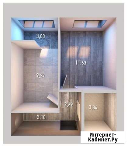 1-комнатная квартира, 33.5 м², 1/10 эт. на продажу в Казани Казань - изображение 1