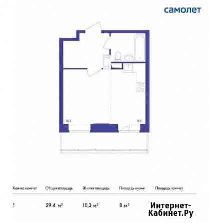 Квартира-студия, 29.4 м², 12/12 эт. на продажу в Красногорске Московской области Красногорск