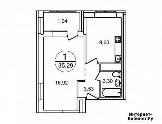 1-комнатная квартира, 35.3 м², 12/22 эт. на продажу в Балашихе Балашиха