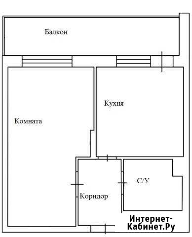 1-комнатная квартира, 35 м², 10/25 эт. в аренду на длительный срок в Кудрово Кудрово - изображение 1