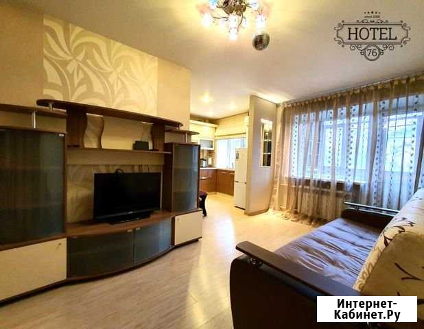 2-комнатная квартира, 45 м², 4/5 эт. в аренду посуточно в Ярославле Ярославль - изображение 1