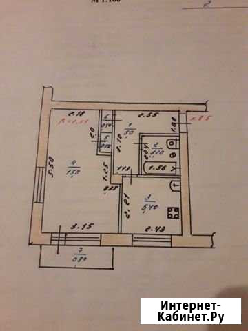 1-комнатная квартира, 30 м², 2/2 эт. на продажу в Волхове Волхов - изображение 1