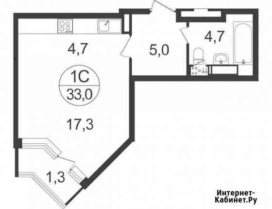 1-комнатная квартира, 33 м², 4/22 эт. на продажу в Балашихе Балашиха