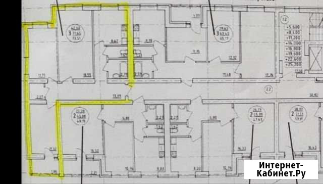 3-комнатная квартира, 73 м², 6/10 эт. на продажу в Уфе Уфа - изображение 1