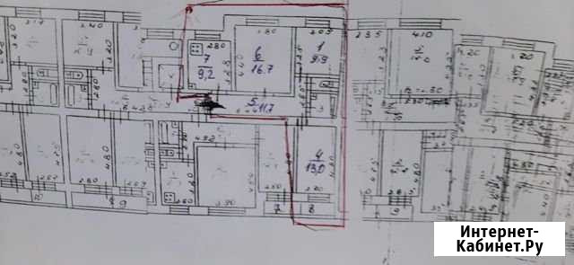 Комната 9.9 м² в 3-ком. кв., 3/9 эт. на продажу в Можайске Можайск - изображение 1