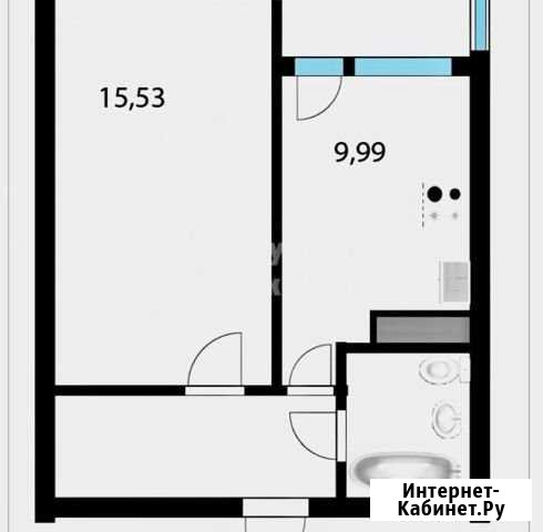 1-комнатная квартира, 35.5 м², 10/16 эт. на продажу в Мурино Мурино - изображение 1