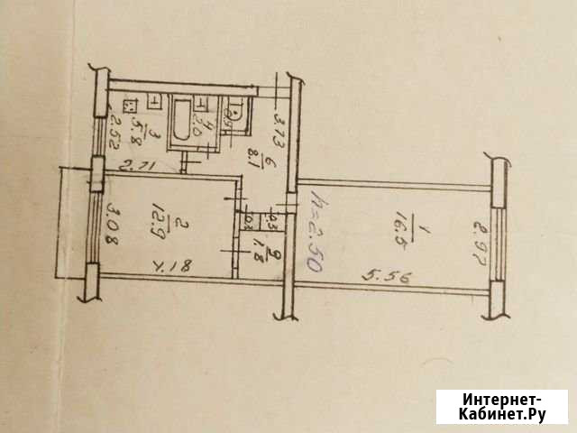 2-комнатная квартира, 50 м², 4/5 эт. на продажу в Хабаровске Хабаровск - изображение 1