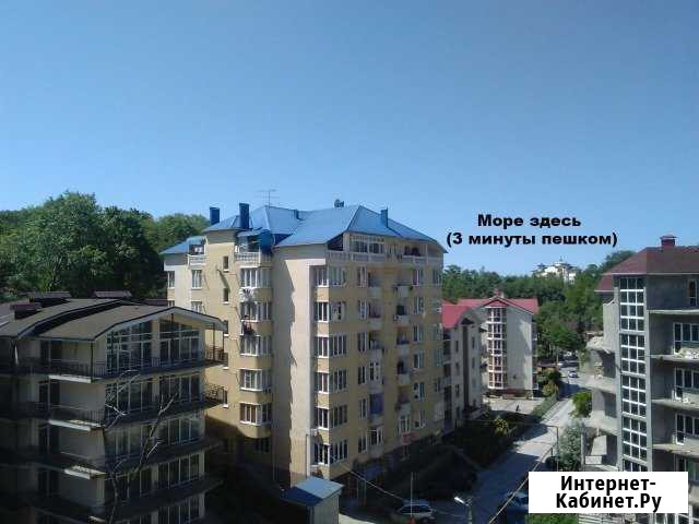 Квартира-студия, 37 м², 6/6 эт. в аренду посуточно в Сочи Сочи - изображение 1