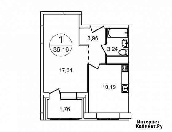 1-комнатная квартира, 36.2 м², 12/22 эт. на продажу в Балашихе Балашиха