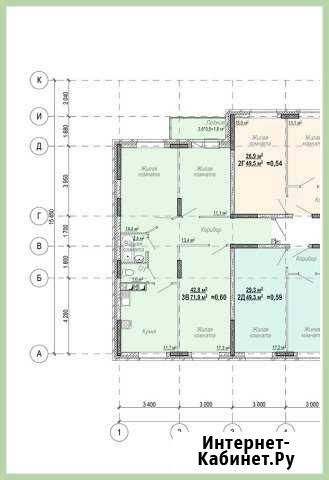 3-комнатная квартира, 71.9 м², 4/18 эт. на продажу в Березниках Березники - изображение 1