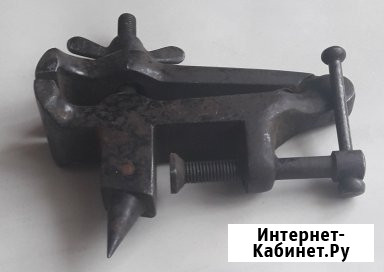Мини тиски с наковальней и конусом СССР Москва - изображение 4