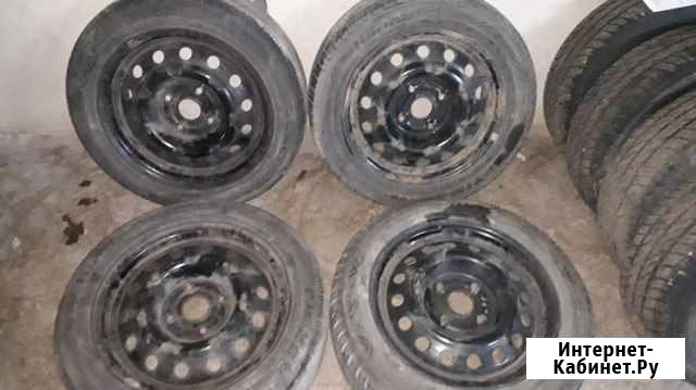 195/55 R15 hankook Optimo Лето Штампованные R15 pс Тула - изображение 1