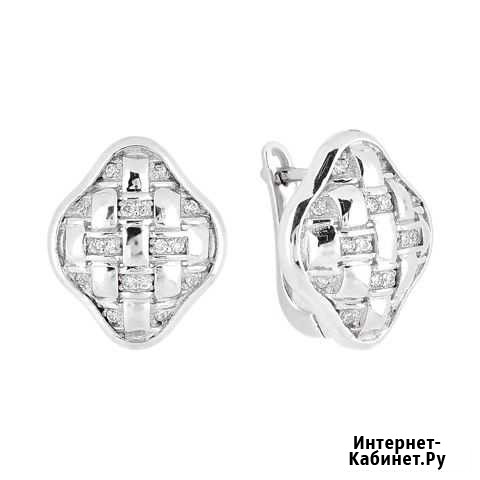 Серьги серебряные (новое) Шахты - изображение 1