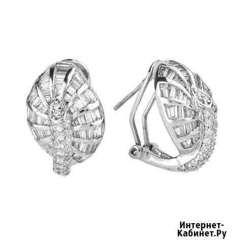 Серьги серебряные (новое) Шахты - изображение 1