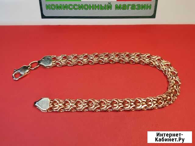 Золотой браслет Рамзес 20 см Красноярск - изображение 1