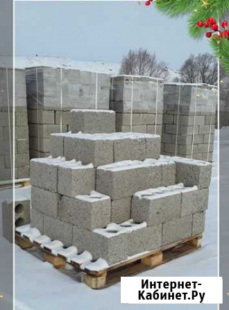Керамзитные блоки 6 ти пуст. арт 2367 trq369/1 Киргиз-Мияки - изображение 1