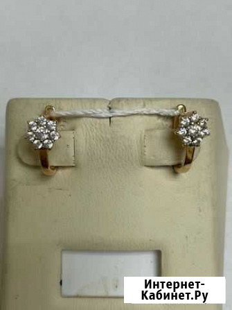 Золотые серьги пр.585, арт.925018/5(982) Феодосия - изображение 1