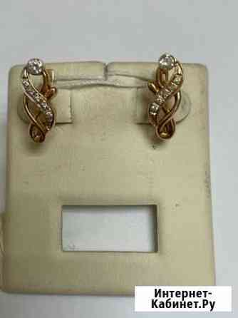 Золотые серьги пр.585, арт.882728(982) Феодосия