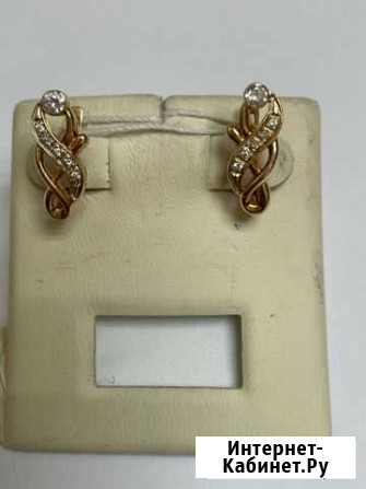 Золотые серьги пр.585, арт.882728(982) Феодосия - изображение 1