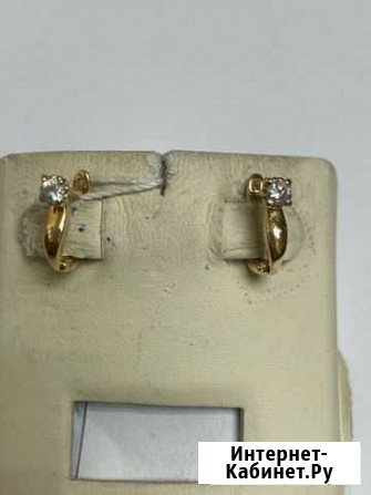 Золотые серьги пр.585, арт.925356(982) Феодосия - изображение 1