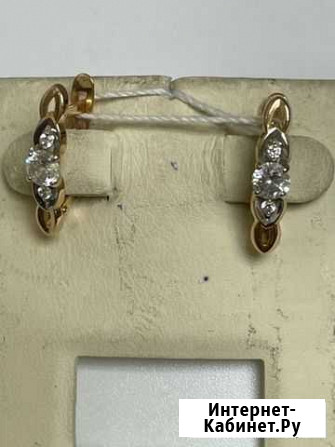 Золотые серьги пр.585, арт.00265(982) Феодосия - изображение 1
