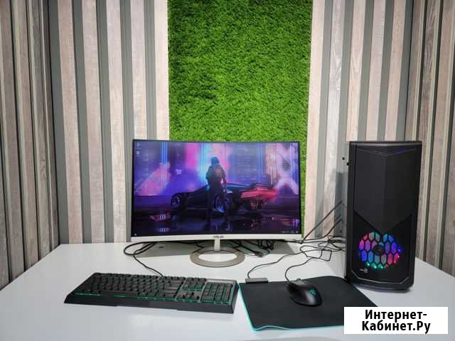 Игровой PC I3-10100F/DDR4 16gb/ssd+hdd/GTX1050-2gb Воронеж - изображение 1