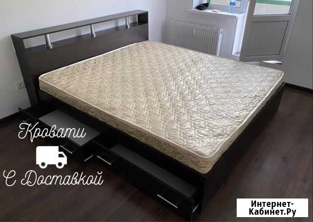 Кровать двуспальная с матрасом Санкт-Петербург - изображение 1