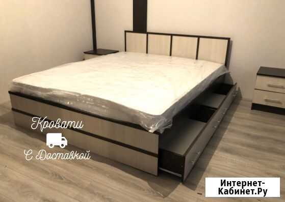 Кровать двуспальная с матрасом Шлиссельбург - изображение 1